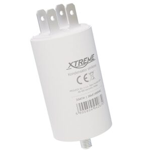 XTREME Motorcondensator 20µF 450V AC - Met Faston Aansluitingen - Start/Bedrijf