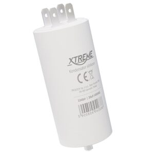 XTREME Motorcondensator 30µF 450V AC - Met Faston Aansluitingen - Start/Bedrijf