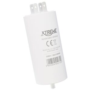 XTREME Motorcondensator 50µF 450V AC - Met Faston Aansluitingen - Start/Bedrijf
