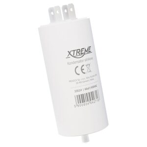 XTREME Motorcondensator 60µF 450V AC - Met Faston Aansluitingen - Start/Bedrijf