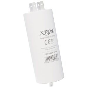 XTREME Motorcondensator 80µF 450V AC - Met Faston Aansluitingen - Start/Bedrijf