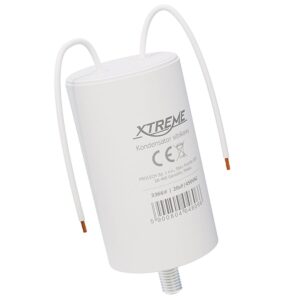 XTREME Motorcondensator 20µF 450V AC - Condensator met Kabels - Start/Bedrijf