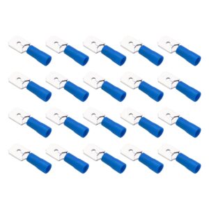 VLTG Geïsoleerde Vlakstekker 4.8mm Blauw - Faston Male Connector - Kabelschoen 1.5-2.5 mm² - 20 stuks