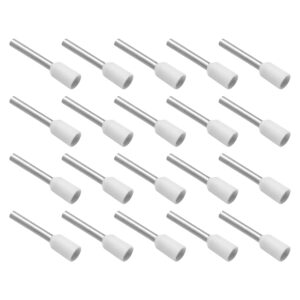 VLTG Geïsoleerde Aderhuls 0.5/10mm Wit - Eindhuls - Kabelschoen  - 20 stuks