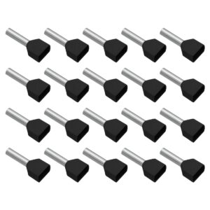 VLTG Geïsoleerde Aderhuls 2x1.5/12mm Zwart - Eindhuls - Kabelschoen  - 20 stuks