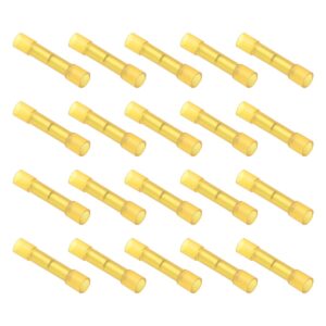 VLTG Geïsoleerde Kabelverbinder Transparant Geel - Kabelschoen - 4-6 mm² - 20 stuks