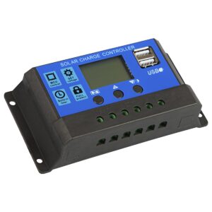 BLOW Zonne-laadregelaar - 12V/24V - 40A - LCD Display - 2x USB - Solar Charge Controller