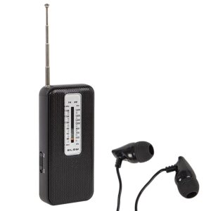 BLOW RA8 Draagbare Radio - FM/AM - Telescopische Antenne - Hoofdtelefoonaansluiting - Zwart