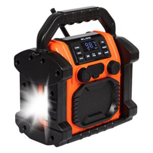 BLOW RA14 Bluetooth Bouwradio - Bluetooth 5.1 - FM/AM Radio - 20W RMS - RA14 - Oranje