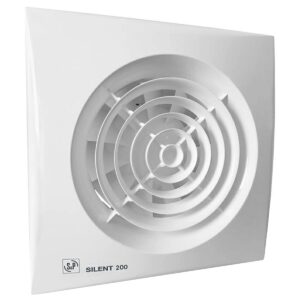 Soler & Palau Silent-200 Badkamer-/Toiletventilator - 230V AC - 16W - 180 m³/h - 33dB - IP45 - SILENT-200CZ