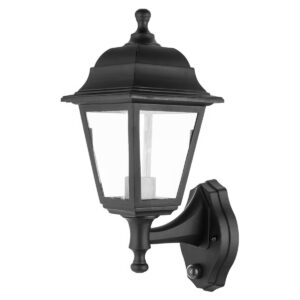 Avide Blake-U Buiten Wandlamp met Bewegingssensor - Klassieke Buitenlamp  PIR - 35cm - LED - 220-240V - Zwart