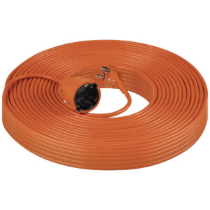 Virone Tuinverlengkabel Oranje - 30 meter - PVC - 3x1mm² - H05VV-F3 - Geaard - IP20