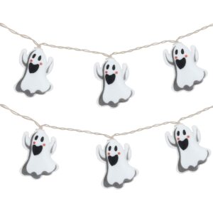 Halloween Lichtsnoer Spookjes - 1.5 Meter - 10 LED Lampjes - Inclusief Batterijen - Warm Wit Licht