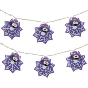 Halloween Lichtsnoer Spinnenweb - 6 Meter - 40 LED Lampjes - Inclusief Batterijen -Warm Wit Licht