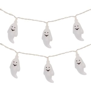 Halloween Lichtsnoer Doorzichtig Spookje - 6 Meter - 40 LED Lampjes - Halloween Decoratie - Warm Wit Licht