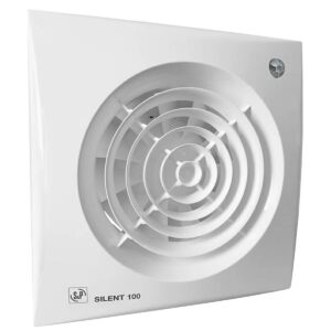 Soler & Palau Silent-100 Badkamer-/Toiletventilator met Bewegingssensor - 230V AC - 5W - 95 m³/h - 26dB - IP45 - SILENT-100CDZ