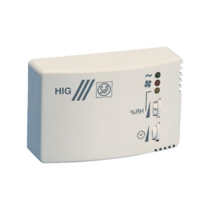Soler & Palau Hygrostaat voor Ventilatoren - 6A - 0-40°C - 60/90% RH - Vochtsensor - HIG-2 - Wit