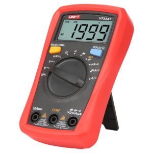 Uni-T Digitale Multimeter - 10A  - Max. 600V - CAT II - UT33A+ - Rood