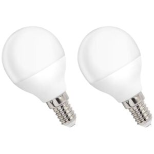 Spectrum LED Kogellamp E14 4W - 230V - 340 Lumen - 6000K Koud wit - Helder daglicht - Energiezuinig - 2 stuks