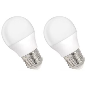 Spectrum LED Kogellamp E27 4W - 230V - 340 Lumen - 6000K Koud wit - Helder daglicht - Energiezuinig - 2 stuks