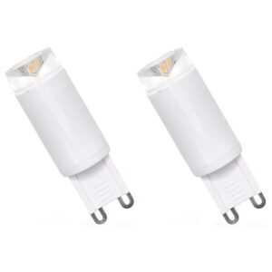 Spectrum LED Insteeklampje G9 2.5W - 230V - 190 Lumen - 3000K Warm wit - Gezellig licht - Energiezuinig - 2 stuks