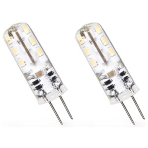 Spectrum LED Insteeklampje G4 1.5W - 12V - 110 Lumen - 6000K Koud wit - Helder daglicht - Energiezuinig - 2 stuks