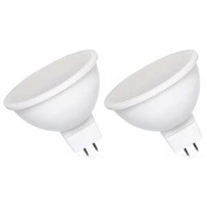 Spectrum LED Lamp GU5.3 6W - 12V - 580 Lumen - 3000K Warm Wit - Gezellig licht - Energiezuinig - 2 stuks