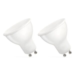 Spectrum LED Lamp GU10 6W - 230V - 540 Lumen - 6000K Koud wit - Helder daglicht - Energiezuinig - 2 stuks