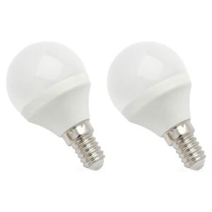Spectrum LED Kogellamp E14 6W - 230V - 540 Lumen - 4000K Neutraal Wit - Natuurlijk Licht - Energiezuinig - 2 stuks