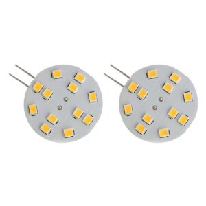 Spectrum LED Insteeklampje G4 2W - 12V - 190 Lumen - 3000K Warm wit - Gezellig licht - Energiezuinig - 2 stuks