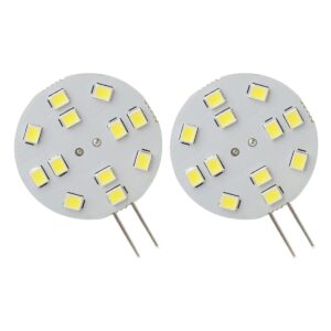 Spectrum LED Insteeklampje G4 2W - 12V - 230 Lumen - 6000K Koud wit - Helder daglicht - Energiezuinig - 2 stuks