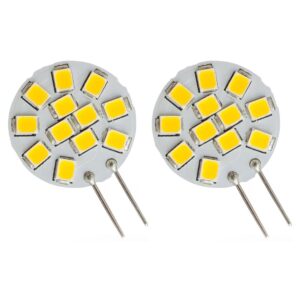 Spectrum LED Insteeklampje G4 1.2W - 12V - 160 Lumen - 3000K Warm wit - Gezellig licht - Energiezuinig - 2 stuks