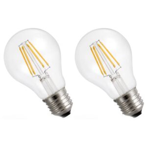 Spectrum LED Lamp E27 4W 230V - 450 Lumen - 2700K Warm wit - Gezellig licht - Energiezuinig - 2 stuks