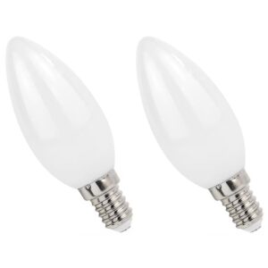 Spectrum LED Lamp E14 4W 230V - 400 Lumen - 2700K Warm wit - Gezellig licht - Energiezuinig - 2 stuks
