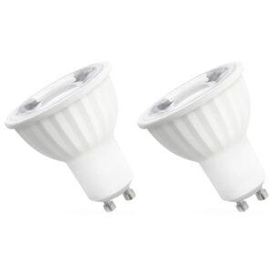 Spectrum LED Lamp GU10 6W - 230V - 500 Lumen - 3000K Warm Wit - Gezellig licht - Energiezuinig - 2 stuks