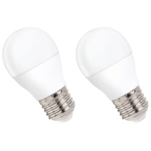 Spectrum LED Kogellamp E27 8W - 230V - 710 Lumen - 3000K Warm wit - Gezellig licht - Energiezuinig - 2 stuks