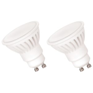 Spectrum LED Lamp GU10 10W - 230V - 830 Lumen - 3000K Warm Wit - Gezellig licht - Energiezuinig - 2 stuks