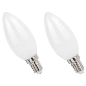 Spectrum LED Lamp E14 4W 230V - 410 Lumen - 4000K Neutraal Wit - Natuurlijk licht - Energiezuinig - 2 stuks
