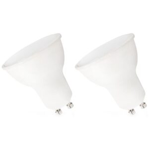 Spectrum Dimbare LED Lamp GU10 6W - 230V - 460 Lumen - 3000K Warm wit - Gezellig licht - Dimbaar - Energiezuinig - 2 stuks