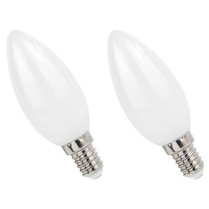 Spectrum LED Lamp E14 5.5W 230V - 650 Lumen - 4000K Neutraal wit - Natuurlijk licht - Energiezuinig - 2 stuks