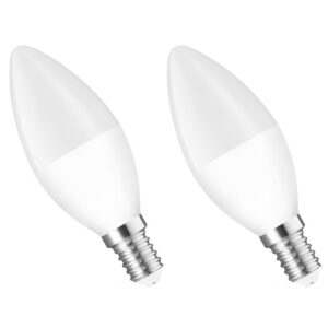 Spectrum Smart LED Lamp E14 5W - 230V - 410 Lumen - 2700/6500K - Wi-Fi Smart LED - 2 stuks