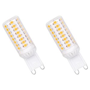 Spectrum LED Insteeklampje G9 4.5W - 230V - 540 Lumen - 3000K Warm wit - Gezellig licht - Energiezuinig - 2 stuks