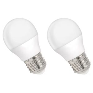 Spectrum LED Kogellamp E27 1W - 230V - 90 Lumen - 6000K Koud wit - Helder daglicht - Energiezuinig - 2 stuks