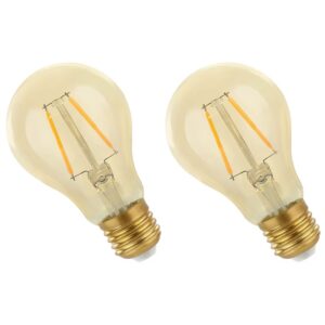 Spectrum LED Lamp E27 4.9W 230V - 490 Lumen - 2400K Warm wit - Gezellig licht - Energiezuinig - 2 stuks