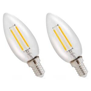Spectrum LED Lamp E14 1W 230V - 120 Lumen - 4000K Neutraal wit - Natuurlijk licht - Energiezuinig - 2 stuks