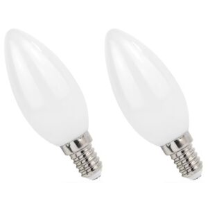 Spectrum LED Lamp E14 1W 230V - 110 Lumen - 4000K Neutraal wit - Natuurlijk licht - Energiezuinig - 2 stuks
