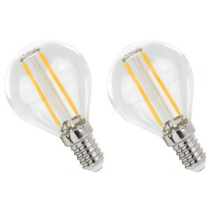 Spectrum LED Lamp E14 1W 230V - 110 Lumen - 4000K Neutraal wit - Natuurlijk licht - Energiezuinig - 2 stuks