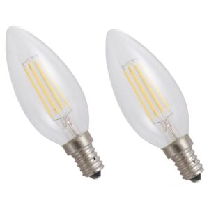 Spectrum Dimbare LED Lamp E14 5.5W - 230V - 800 Lumen - 2700K Warm Wit - Gezellig Licht - Dimbaar - Energiezuinig - 2 stuks