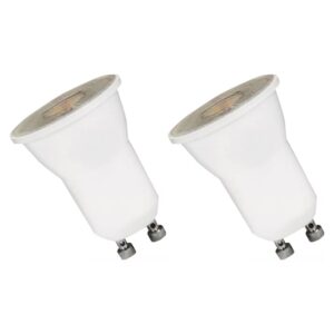 Spectrum LED Reflectorlamp GU10 4W - 230V - 300 Lumen - 3000K Warm wit - Gezellig licht - Energiezuinig - 2 stuks