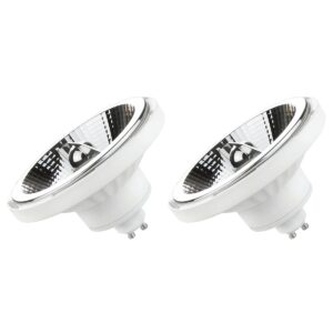 Spectrum GU10 LED Spot AR111 - 10 Watt - 230V - 1000 Lumen - 4000K Neutraal wit - Natuurlijk licht - Energiezuinig - 2 stuks